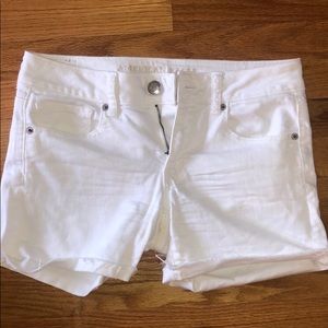 new white shorts from american eagle